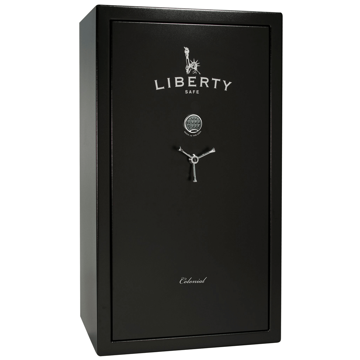 Colonial Series | Level 4 Security | 75 Minute Fire Protection | 50 | DIMENSIONS: 72.5&quot;(H) X 42&quot;(W) X 27.5&quot;(D*) | Black Textured | Electronic Lock