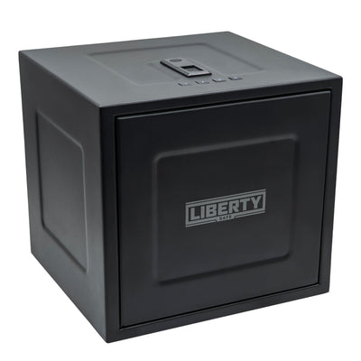 HDV-350X | Biometric Handgun Vault | 13”(D) X 14”(W) X 13”(H) Exterior Dimensions | Black - Closed