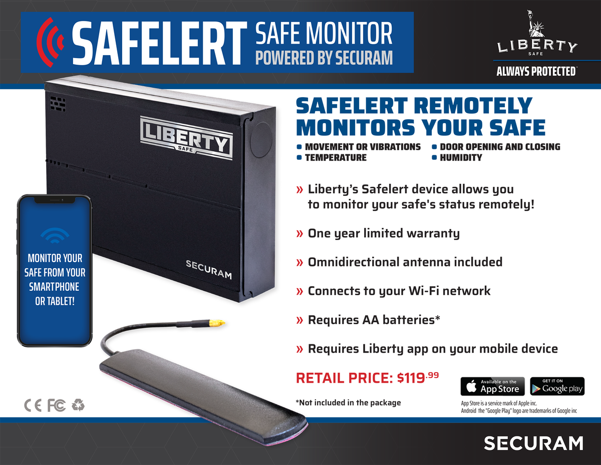  Liberty Safe Humidity and Temperature Monitor